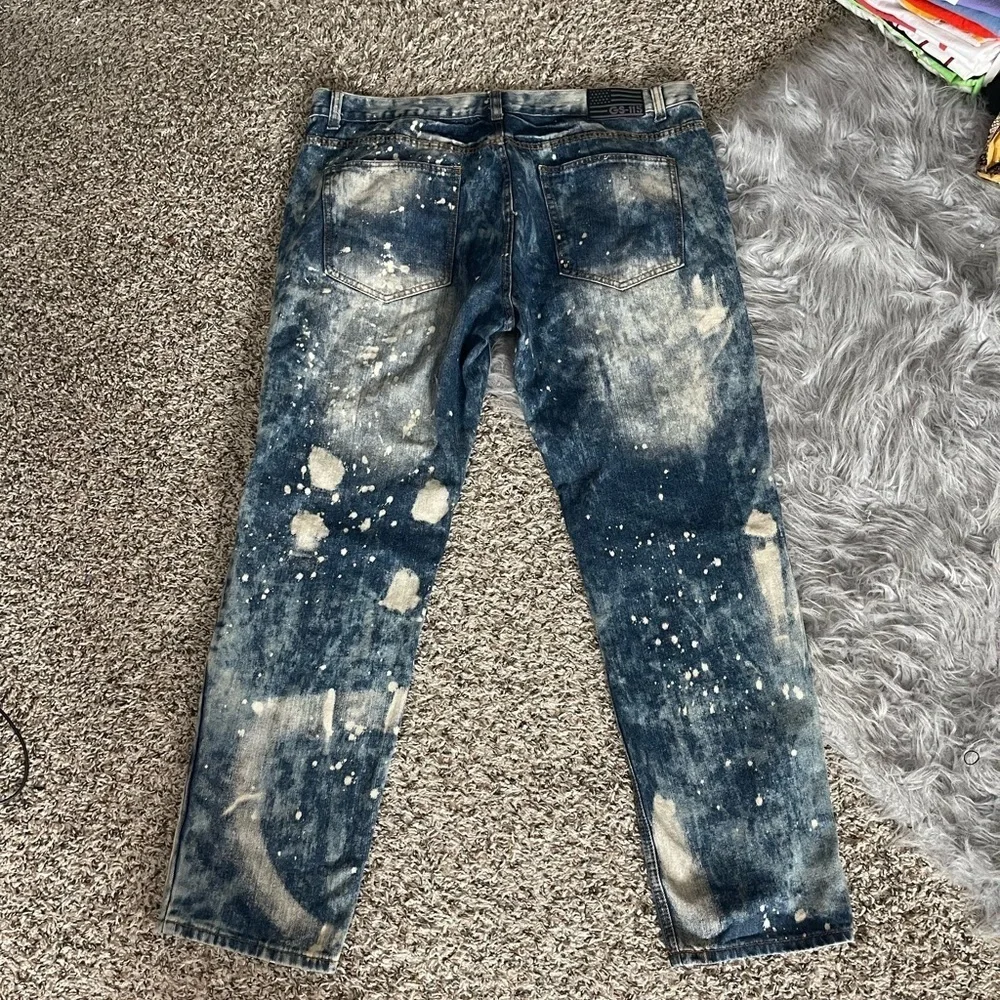 Y2K GS-115 Demin Distressed Grunge Jeans Men’s Size 42